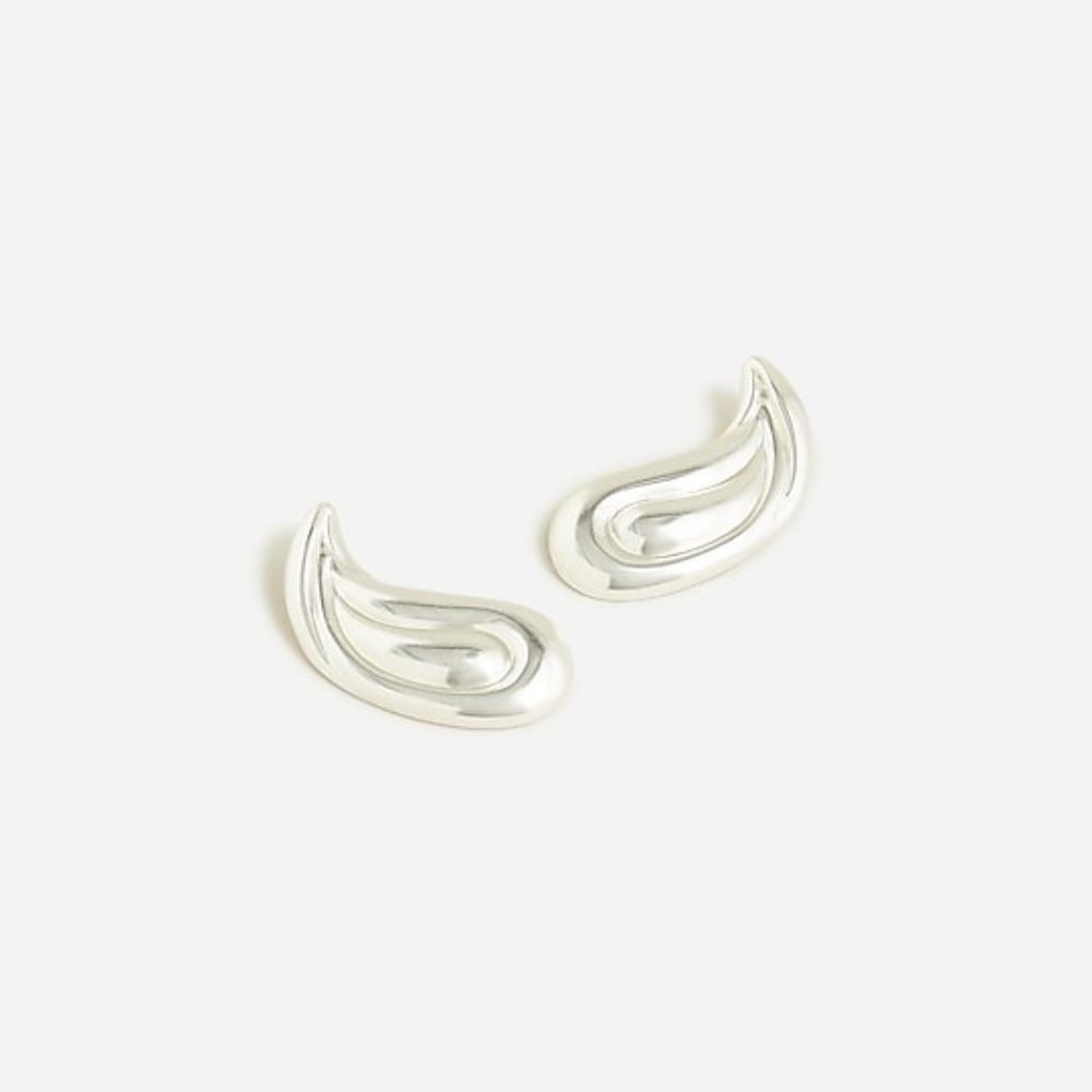 J. Crew Paisley Stud Earrings - Picture 2 of 5